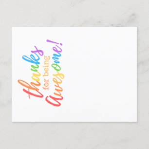 Cartes Pour Fêtes Annuelles Merci d'être génial