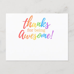 Cartes Pour Fêtes Annuelles Merci d'être génial