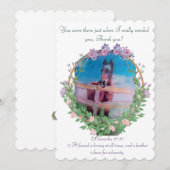 Cartes Pour Fêtes Annuelles merci d'être un ami écritures (Devant / Derrière)