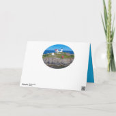 Cartes Pour Fêtes Annuelles Merci du phare du Maine (Dos)