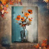 Cartes Pour Fêtes Annuelles Merci. | Fleur moderne et Vase Thanksgiving