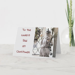 Cartes Pour Fêtes Annuelles **MERCI NOËL** à la **JOURNÉE LA PLUS FROIDE**