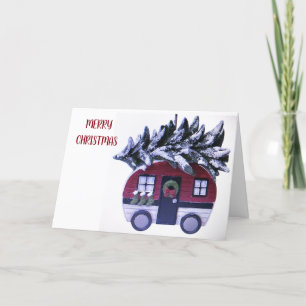 CARTES POUR FÊTES ANNUELLES ***MERCI NOËL DE NOTRE CAMPING**