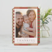 Cartes Pour Fêtes Annuelles Merci photo Thanksgiving (Debout devant)