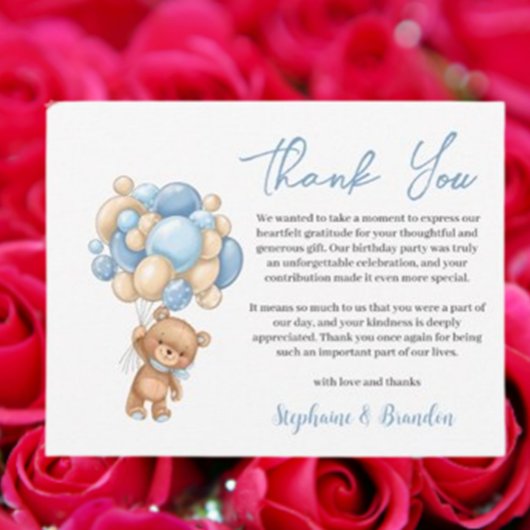 Cartes Pour Fêtes Annuelles Merci pour votre réflexion