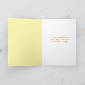 Cartes Pour Fêtes Annuelles Merci simple et brillant (Intérieur)