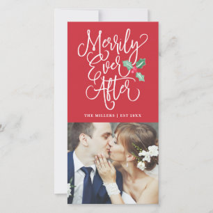 Cartes Pour Fêtes Annuelles Merde toujours après la photo de vacances Mariage