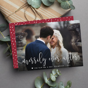 Cartes Pour Fêtes Annuelles Merde toujours après Noël photo Mariage