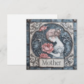 Cartes Pour Fêtes Annuelles Mère chère : Salutations spéciales (Devant / Derrière)