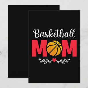 Cartes Pour Fêtes Annuelles Mère de basketteur fière 2026 Ambiance jour de mat
