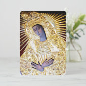 Cartes Pour Fêtes Annuelles Mère de la miséricorde (Debout devant)