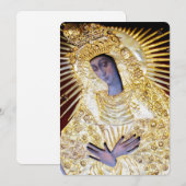 Cartes Pour Fêtes Annuelles Mère de la miséricorde (Devant / Derrière)