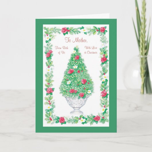 Cartes Pour Fêtes Annuelles Mère de tous les deux nous (Devant)