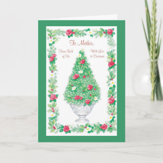 Cartes Pour Fêtes Annuelles Mère de tous les deux nous