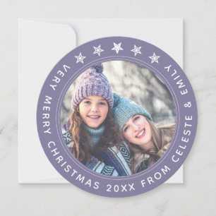 Cartes Pour Fêtes Annuelles Mère Fille Lavande Noël personnalisé