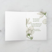 Cartes Pour Fêtes Annuelles Mère Joyeuses Fleurs Blanches Pâques Florales (Intérieur)