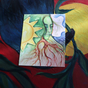 Cartes Pour Fêtes Annuelles Mère Terre Déesse Gaia