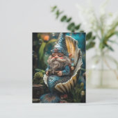Cartes Pour Fêtes Annuelles Merman génoise Figurine en coquillage - sous (Debout devant)