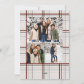 Cartes Pour Fêtes Annuelles Merriest Christmas simple elegant neutral photo (Dos)