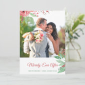 Cartes Pour Fêtes Annuelles Merrily Ever Après Noël photo de vacances (Debout devant)