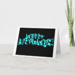 Cartes Pour Fêtes Annuelles Merry Birthmas Card<br><div class="desc">For December birthdays or whenever birthdays. Not your average Happy Birthday.</div>