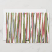 Cartes Pour Fêtes Annuelles Merry Bright Retro 2 photo Moderne Pine Branches (Dos)