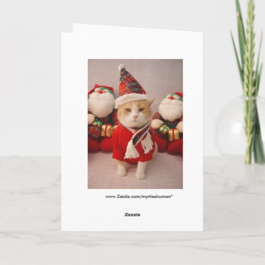 Cartes Pour Fêtes Annuelles Merry Bubba (Dos)