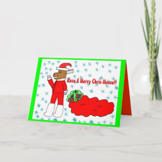 Cartes Pour Fêtes Annuelles Merry Chris-Moose