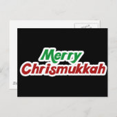 Cartes Pour Fêtes Annuelles Merry Chrismukkah (Devant / Derrière)