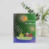 Cartes Pour Fêtes Annuelles Merry christmas (Debout devant)