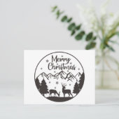 Cartes Pour Fêtes Annuelles Merry Christmas (Debout devant)