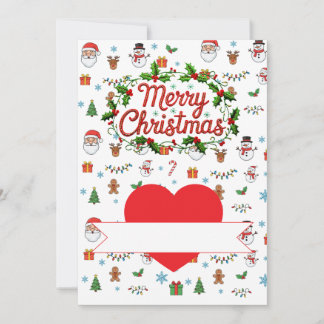 Cartes Pour Fêtes Annuelles Merry Christmas