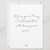 Cartes Pour Fêtes Annuelles  Merry Christmas (Dos)