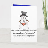 Cartes Pour Fêtes Annuelles Merry Christmas (Dos)