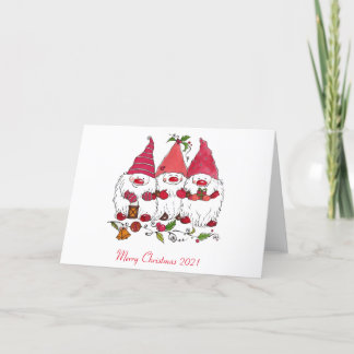 Cartes Pour Fêtes Annuelles Merry Christmas 2021