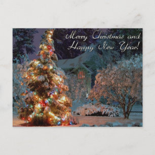 Cartes Pour Fêtes Annuelles merry christmas and happy new year