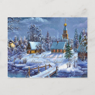 Cartes Pour Fêtes Annuelles merry christmas and happy new year