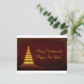 Cartes Pour Fêtes Annuelles Merry Christmas and New Year contents ! (Debout devant)