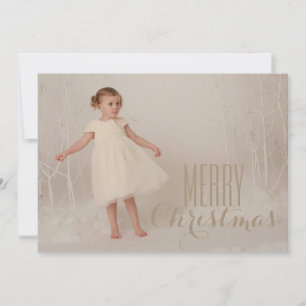 Cartes Pour Fêtes Annuelles Merry Christmas Champaign Holiday Card