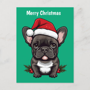 Cartes Pour Fêtes Annuelles Merry Christmas French Bulldog