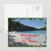 Cartes Pour Fêtes Annuelles Merry Christmas from (Devant / Derrière)