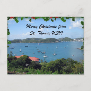 Cartes Pour Fêtes Annuelles Merry Christmas from St. Thomas, US V. I.