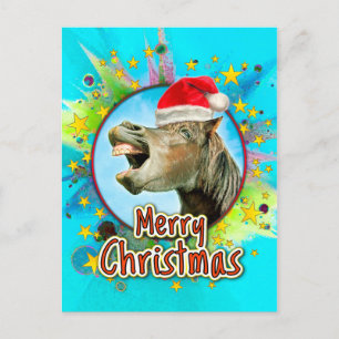 Cartes Pour Fêtes Annuelles Merry Christmas from the laughing horse