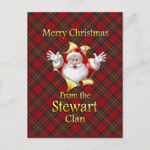 Cartes Pour Fêtes Annuelles Merry Christmas From the Stewart Clan