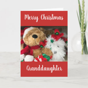 CARTES POUR FÊTES ANNUELLES MERRY CHRISTMAS **GRAND-FILLE**