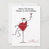 Cartes Pour Fêtes Annuelles Merry Christmas Humor Santa | Holidays greeting  (Devant)