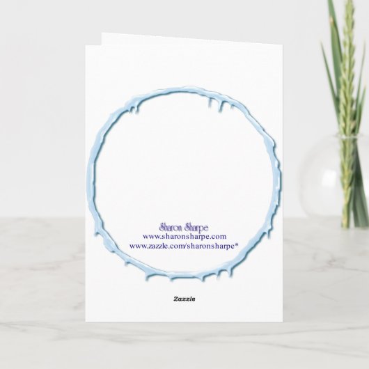 Cartes Pour Fêtes Annuelles MERRY CHRISTMAS JOURNAL CABINE par SHARON SHARPE (Dos)