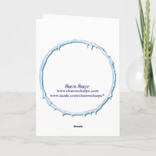 Cartes Pour Fêtes Annuelles MERRY CHRISTMAS JOURNAL CABINE par SHARON SHARPE (Dos)