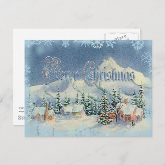 Cartes Pour Fêtes Annuelles MERRY CHRISTMAS MAISONS par SHARON SHARPE