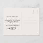 Cartes Pour Fêtes Annuelles Merry Christmas Modern 7-Photo Collage (Dos)